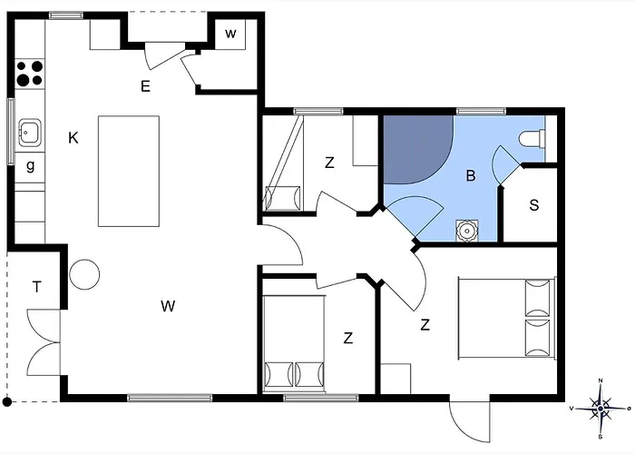 Сasa de vacaciones Bl1553-pandrup-lunekrogen-9 *